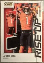 Ja'Marr Chase #RU2 Football Cards 2022 Panini Score Rise Up Prices