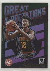 De'Andre Hunter [Green Flood] Basketball Cards 2019 Panini Donruss Great X-Pectations Prices