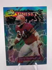 Dana Stubblefield [Refractor] #183 Football Cards 1995 Topps Finest Boosters Prices