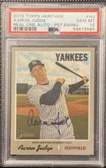 Aaron Judge #AJ Baseball Cards 2019 Topps Heritage Real One Autographs Prices