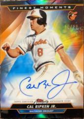 Cal Ripken Jr. [Orange Refractor] #MOMA-CRJ Baseball Cards 2020 Topps Finest Moments Autographs Prices