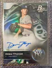 Drew Thorpe [Autograph] Baseball Cards 2023 Bowman Platinum Top Prospects Prices