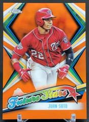 Juan Soto [Orange Refractor] #FS-10 Baseball Cards 2019 Topps Chrome Future Stars Prices