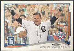 Miguel Cabrera [Arms Up] Baseball Cards 2014 Topps Opening Day Prices