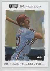 Mike Schmidt #82 Baseball Cards 2003 Playoff Portraits Prices