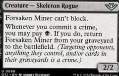 Forsaken Miner [Foil] #88 Magic Outlaws of Thunder Junction Prices