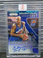 Charles Barkley [Blue Shimmer] Basketball Cards 2019 Panini Prizm Sensational Signatures Prices