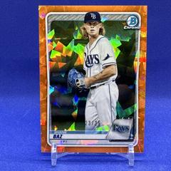 Shane Baz [Orange] #BD-10 Baseball Cards 2020 Bowman Draft Sapphire Prices