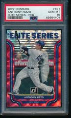 Anthony Rizzo [Red] #ES-1 Baseball Cards 2022 Panini Donruss Elite Series Prices