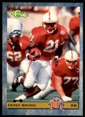 Derek Brown #25 Football Cards 1993 Classic Prices