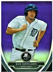 Nick Castellanos [Purple Refractor] #15 Baseball Cards 2013 Bowman Platinum Chrome Prospects Prices
