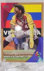 Ronald Acuna Jr. [Gold] #WBC-16 Baseball Cards 2023 Topps World Classic Stars Prices