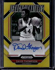 David Thompson [Gold] Basketball Cards 2023 Panini Prizm Draft Picks Legacy Signatures Prices