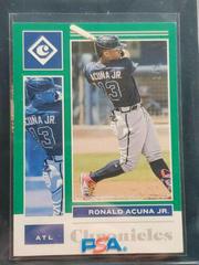 Ronald Acuna Jr. [Green] #12 Baseball Cards 2021 Panini Chronicles Prices