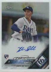 Blake Snell [Refractor] Baseball Cards 2016 Topps Chrome Rookie Autographs Prices