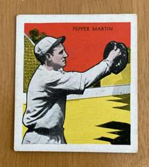 Pepper Martin Baseball Cards 1933 R305 Tattoo Orbit Prices