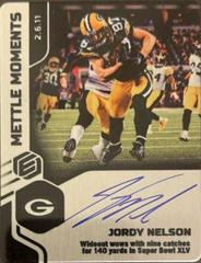 Jordy Nelson #MM-JN Football Cards 2022 Panini Elements Mettle Moments Autographs Prices