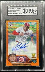 Joey Meneses [Orange Wave] #AC-JM Baseball Cards 2023 Topps Chrome Update Autographs Prices