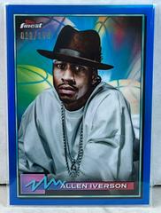 Allen Iverson [Blue Refractor] Basketball Cards 2021 Topps Finest Prices