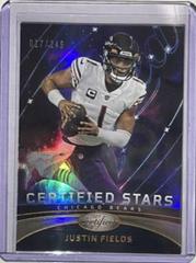 Justin Fields [Bronze] Football Cards 2023 Panini Certified Stars Prices