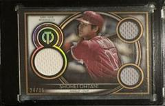 Shohei Ohtani [Orange] #TTR-SO Baseball Cards 2024 Topps Tribute Triple Relic Prices