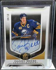 Daniel Briere [Black Autograph] Hockey Cards 2020 SP Signature Edition Legends Prices