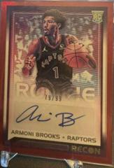 Armoni Brooks [Red] Basketball Cards 2021 Panini Recon Rookie Signatures Prices