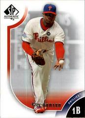 Ryan Howard Baseball Cards 2009 SP Authentic Prices