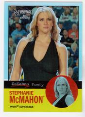 Stephanie McMahon [Refractor] Wrestling Cards 2007 Topps Heritage II Chrome WWE Prices