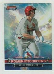 Nolan Gorman #PP-NG Baseball Cards 2018 Bowman's Best Power Producers Prices
