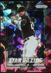 Fernando Tatis Jr. [Burgundy Cracked Ice Prizm] #SG-4 Baseball Cards 2020 Panini Prizm Star Gazing Prices