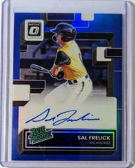 Sal Frelick [Carolina Blue] #RPS-SF Baseball Cards 2022 Panini Donruss Optic Rated Prospects Signatures Prices