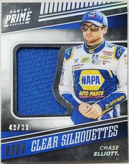 Chase Elliott #CS-CE Racing Cards 2018 Panini Prime Nascar Clear Silhouettes Prices