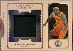 Kendall Brown #ES-KBR Basketball Cards 2022 Panini Chronicles Draft Picks Encased Substantial Rookie Swatches Prices