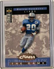 Barry Sanders [Gold] #C16 Football Cards 1994 Collector's Choice Crash the Game Prices