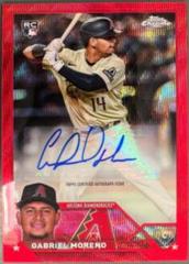 Gabriel Moreno [Red Wave] #AC-GM Baseball Cards 2023 Topps Chrome Update Autographs Prices