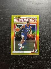 Kawhi Leonard [Gold] Basketball Cards 2022 Panini Donruss Optic Elite Dominators Prices