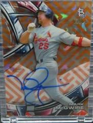 Mark McGwire [Orange Magma Diffractor] #HT-MMC Baseball Cards 2016 Topps High Tek Autograph Prices