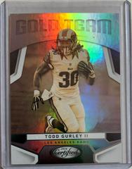 Todd Gurley II #3 Football Cards 2016 Panini Certified Gold Team Prices