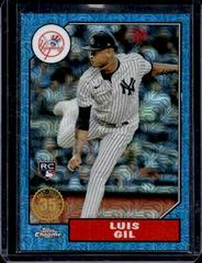 Luis Gil [Blue] Baseball Cards 2022 Topps Silver Pack 1987 Chrome Prices