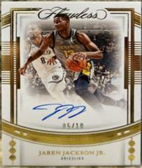 Jaren Jackson Jr. [Gold] #29 Basketball Cards 2022 Panini Flawless Draft Gem Signature Prices