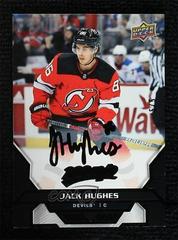 Jack Hughes [Super Script Black] Hockey Cards 2020 Upper Deck MVP Prices