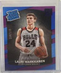 Lauri Markkanen [Press Proof Purple] #159 Basketball Cards 2017 Panini Donruss Prices