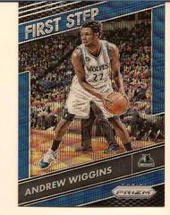 Andrew Wiggins [Blue Wave Prizm] #9 Basketball Cards 2016 Panini Prizm First Step Prices