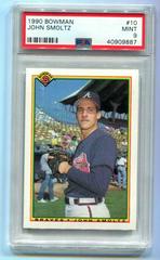 John Smoltz #10 Baseball Cards 1990 Bowman Prices