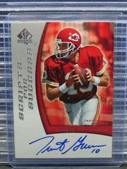 Trent Green #SS-TG Football Cards 2005 SP Authentic Scripts for Success Autograph Prices