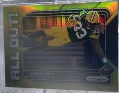 Aaron Jones [Gold] Football Cards 2022 Panini Prizm All Out Prices
