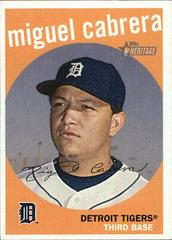 Miguel Cabrera [Black Back] #283 Baseball Cards 2008 Topps Heritage Prices