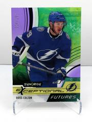 Ross Colton [Purple] Hockey Cards 2021 Upper Deck Synergy Exceptional Futures Prices