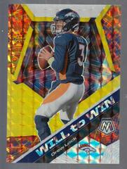Drew Lock [Gold Fluorescent] #WW17 Football Cards 2020 Panini Mosaic Will to Win Prices